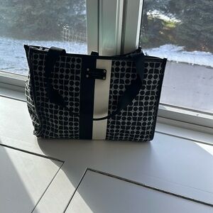 Kate Spade diaper bag.  15 wide 13 high
Black and green